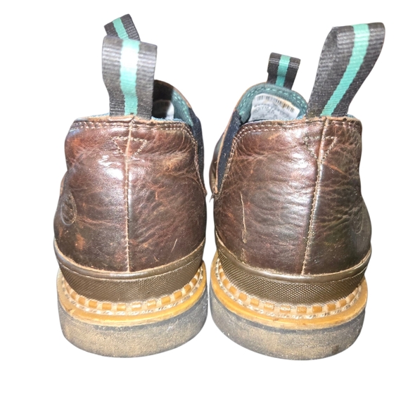 Georgia Giant GS262 Romeo Soggy Brown Leather Steel Toe Pull On Work Shoes Sz 12 - Picture 4 of 10
